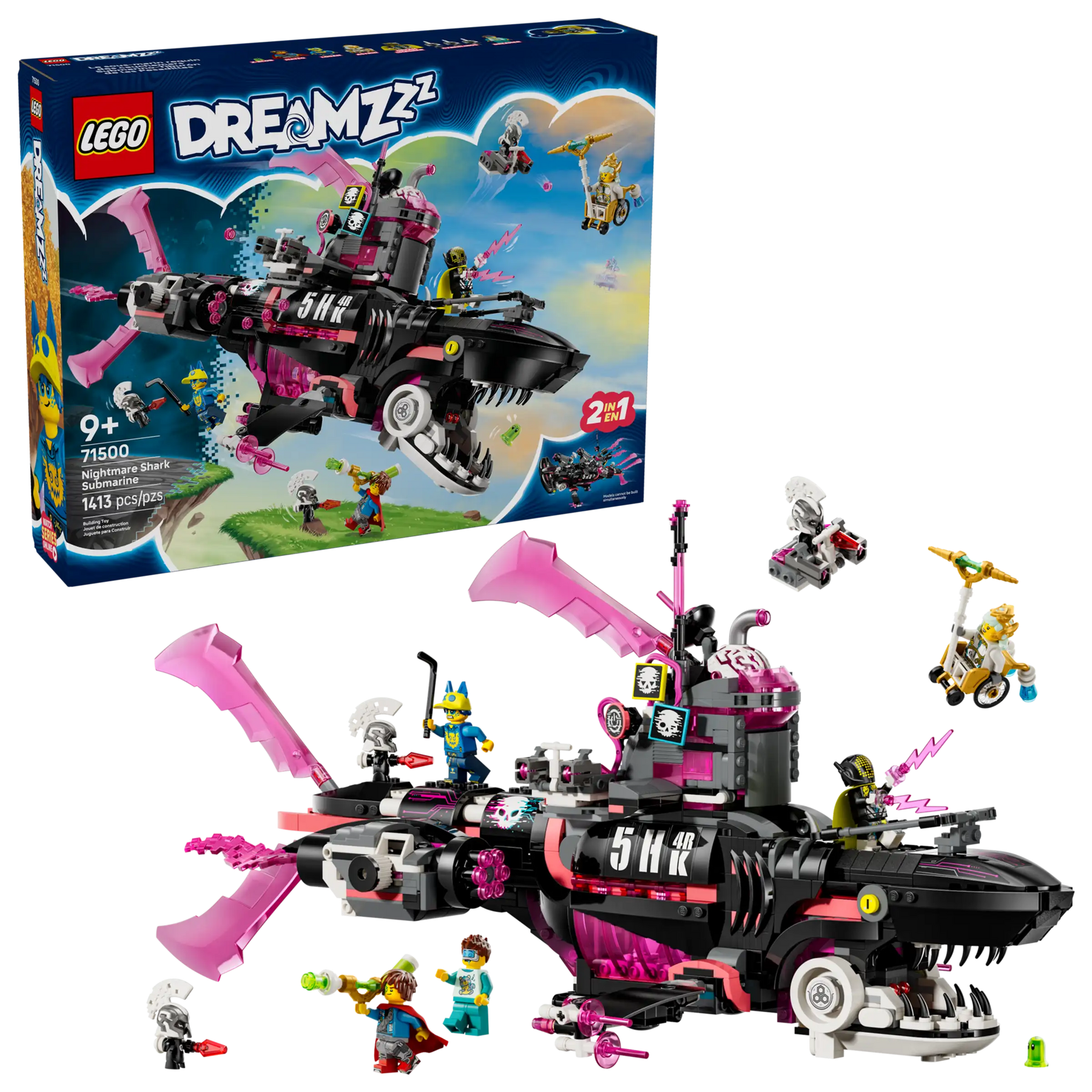 LEGO Dreamzzz 71500 Painajaisten Haisukellusvene