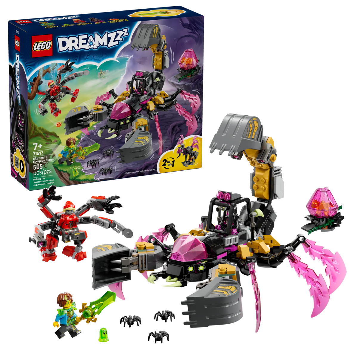 LEGO Dreamzzz 71513 Painajaisskorpionikaivuri