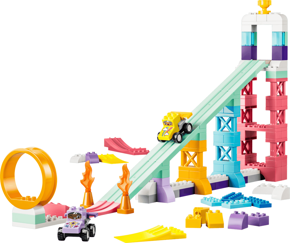 LEGO Duplo 10478 Luovat Rampit ja Ajoneuvot 3in1