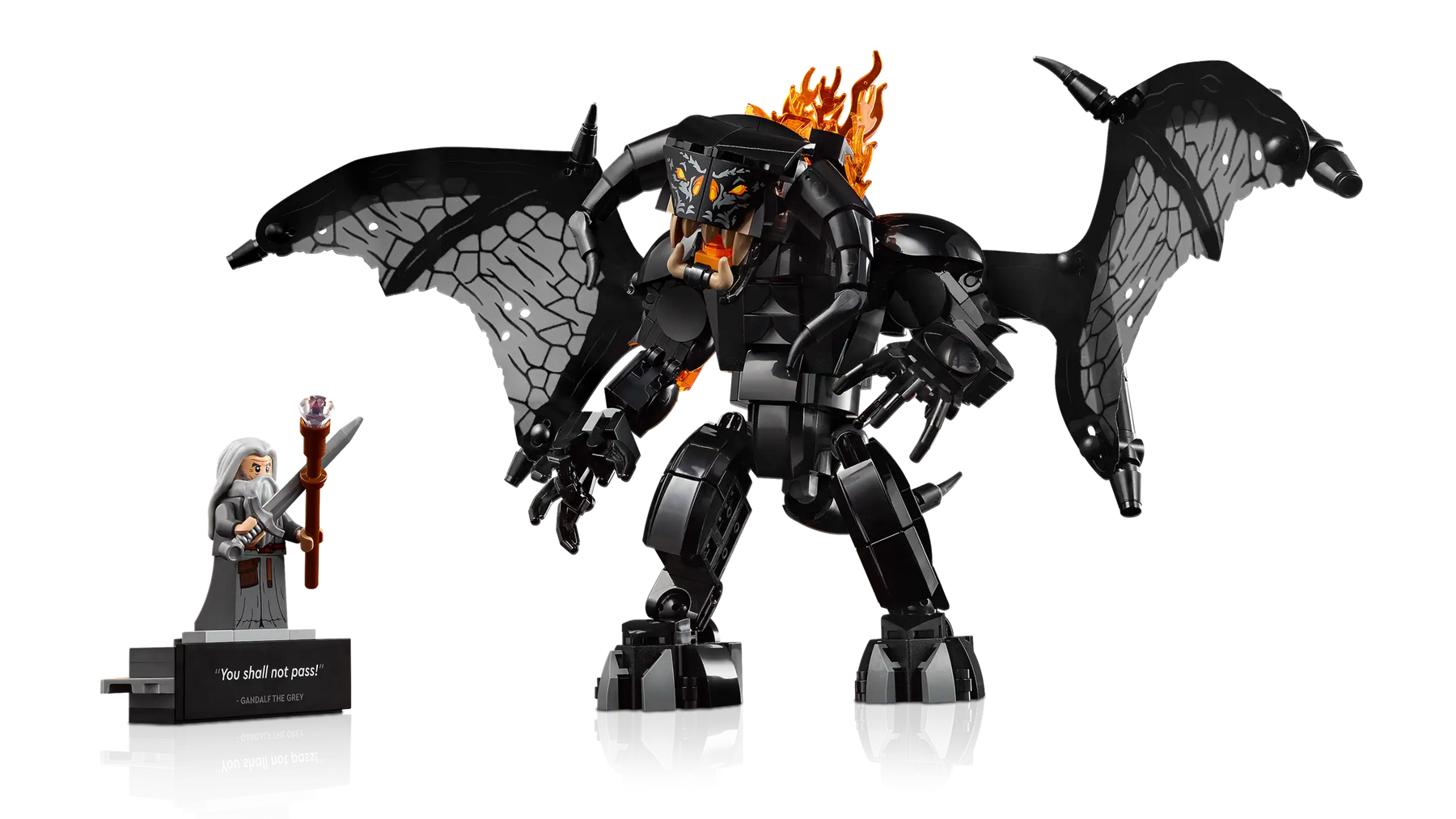 LEGO Icons 10367 Taru Sormusten Herrasta: Balrogin Kirjaminimaailma