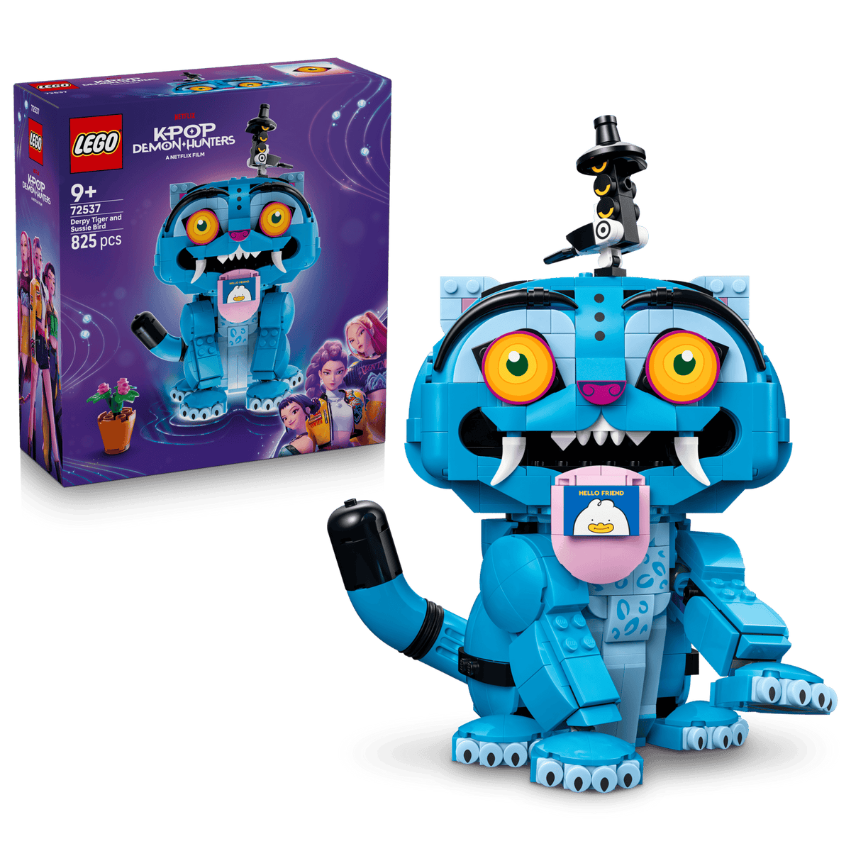 LEGO K-Pop Demon Hunters 72537 Derpy-Tiikeri ja Sussie-Lintu