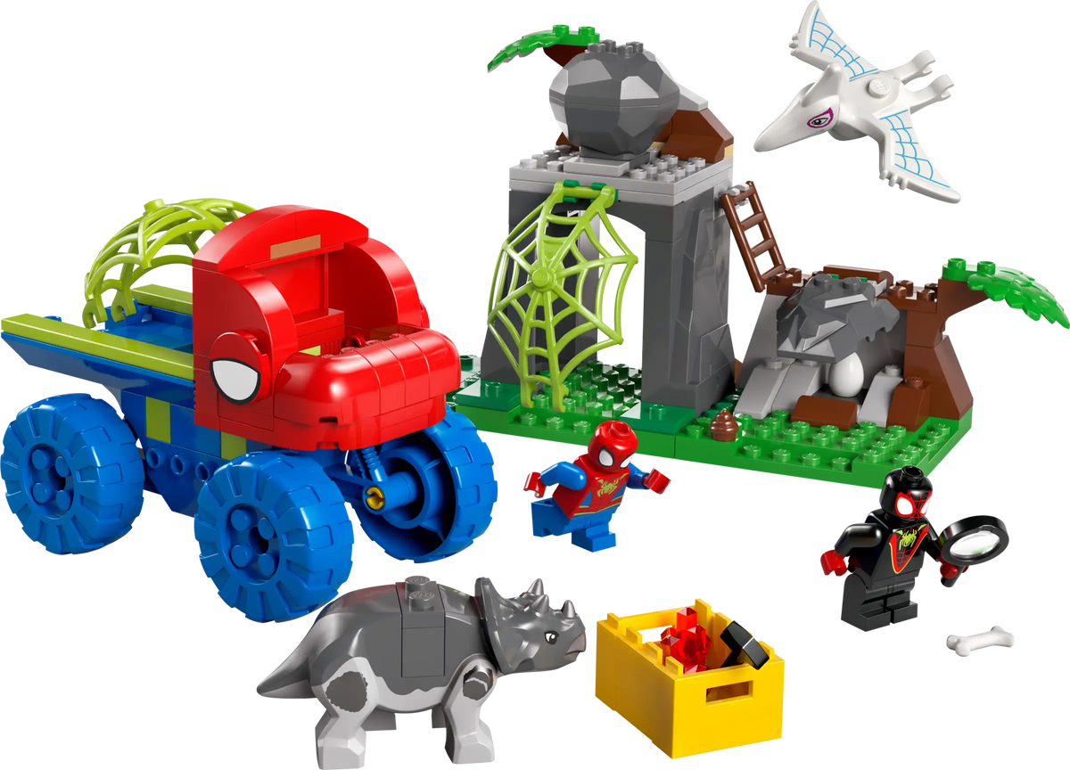 LEGO Marvel 11199 Team Spideyn Pelastustehtävä Dinomönkijällä