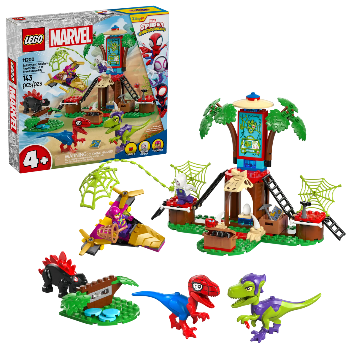LEGO Marvel 11200 Spideyn ja Gobbyn Lentotaistelu Puumajalla