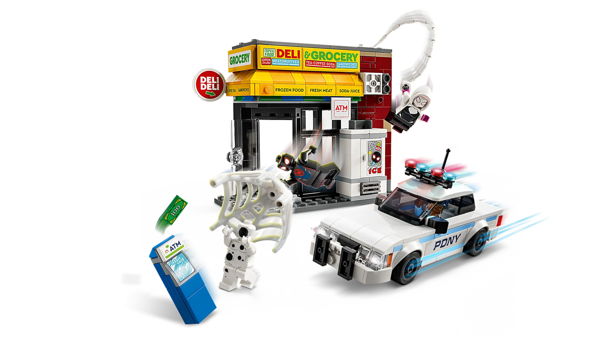 LEGO Marvel 76311 Hämähäkkiversum Miles Morales Vastaan Pilkku