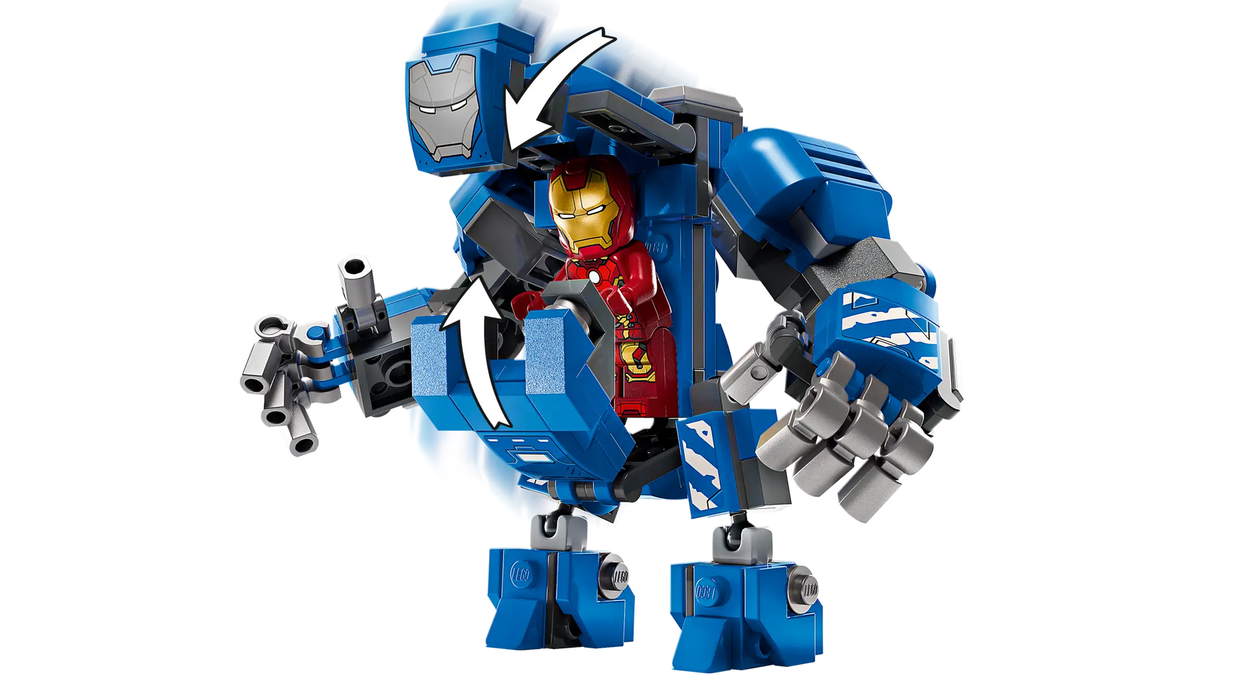 LEGO Marvel 76315 Iron Manin Laboratorio - Haarniskahuone