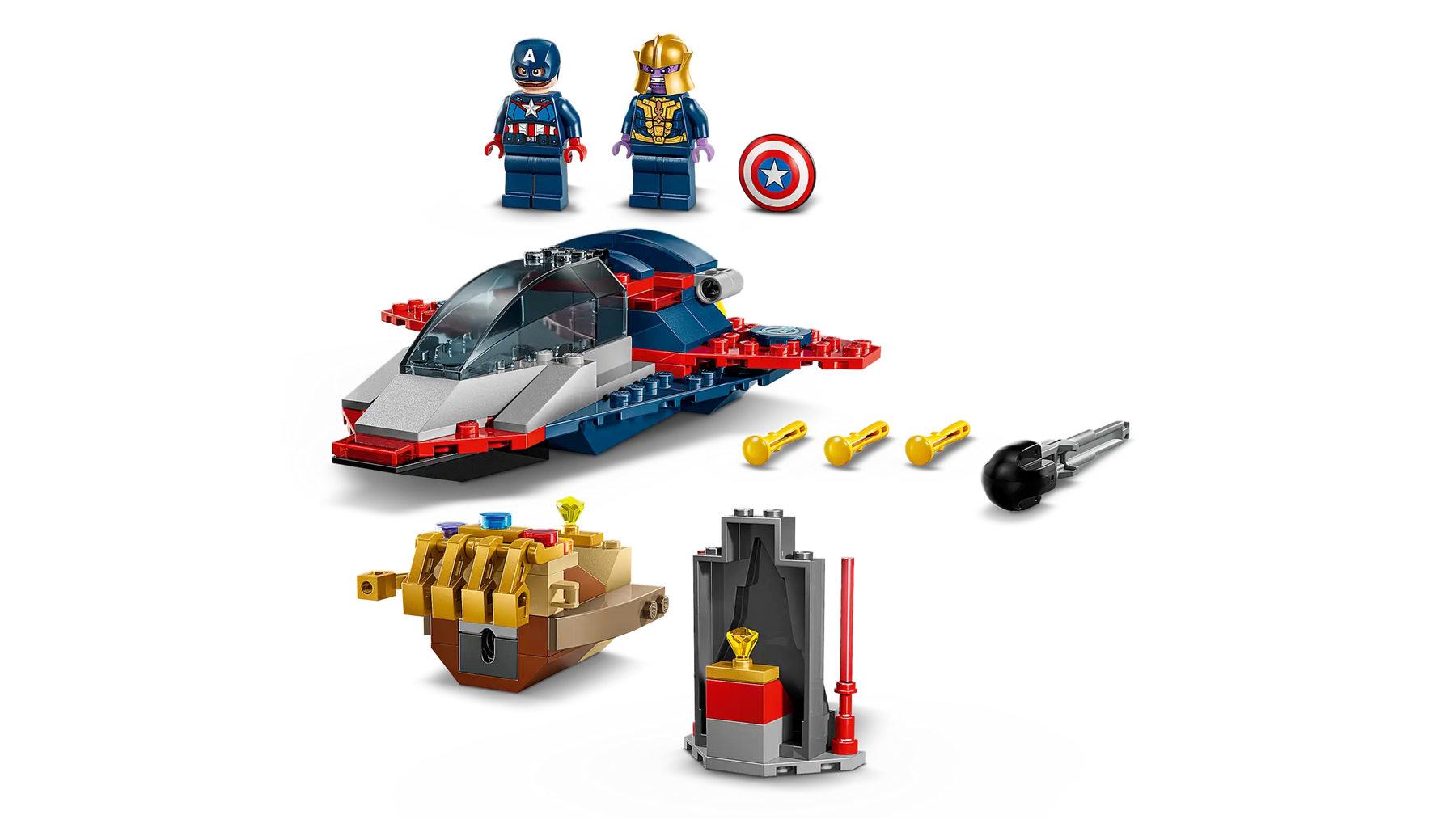 LEGO Marvel 76319 Captain America Vastaan Thanos