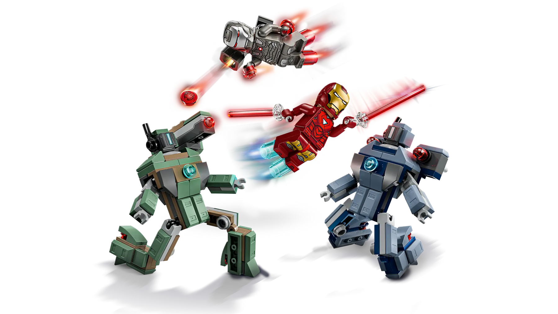 LEGO Marvel 76320 Iron Man ja Sotakone Vastaan Hammer-dronet