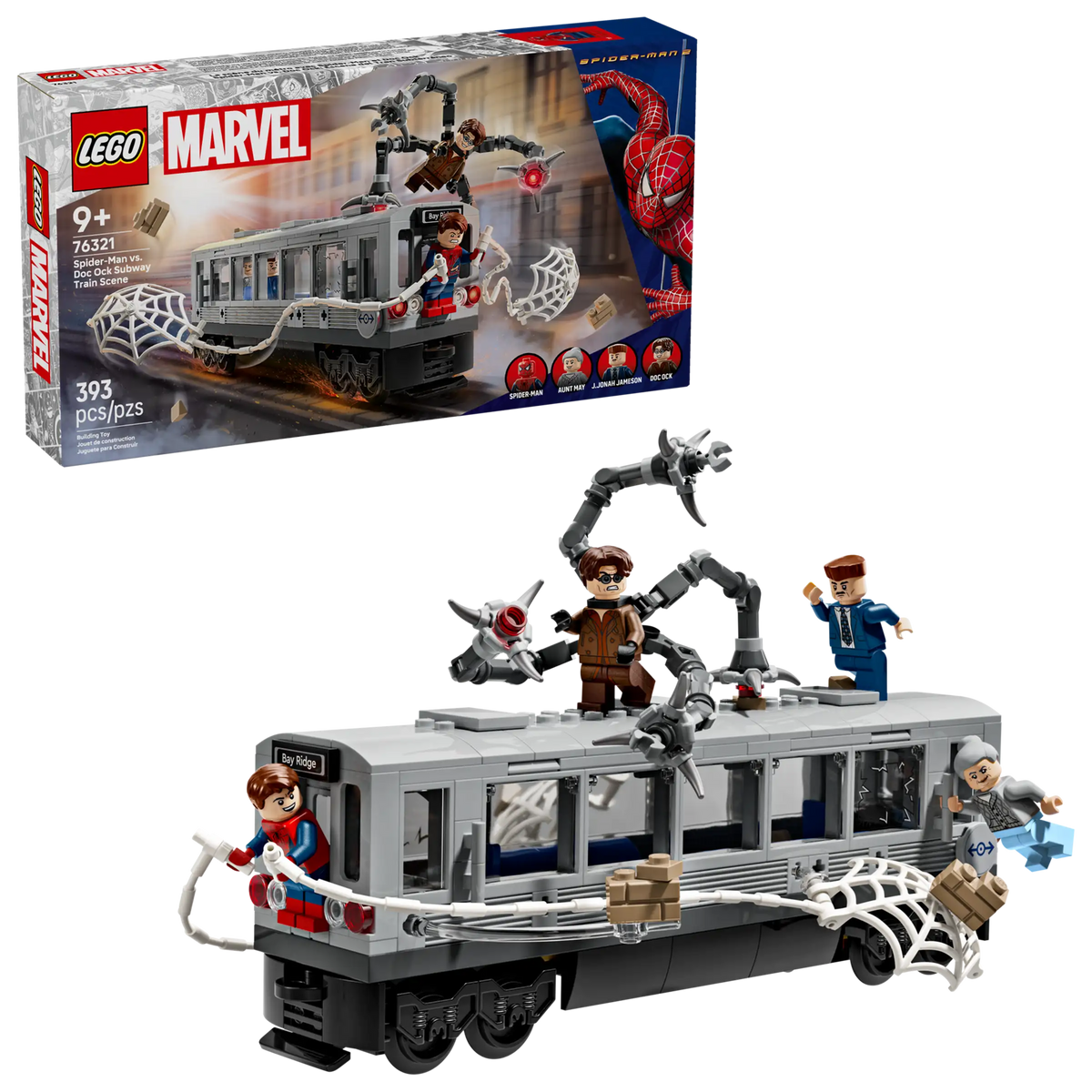 LEGO Marvel 76321 Spider-Man vastaan Doc Ock – Taistelu junassa