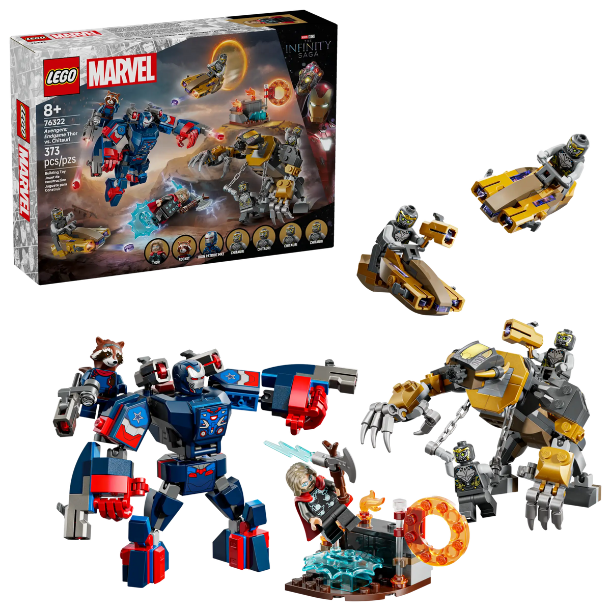 LEGO Marvel 76322 Endgame Thor Vastaan Chitauri
