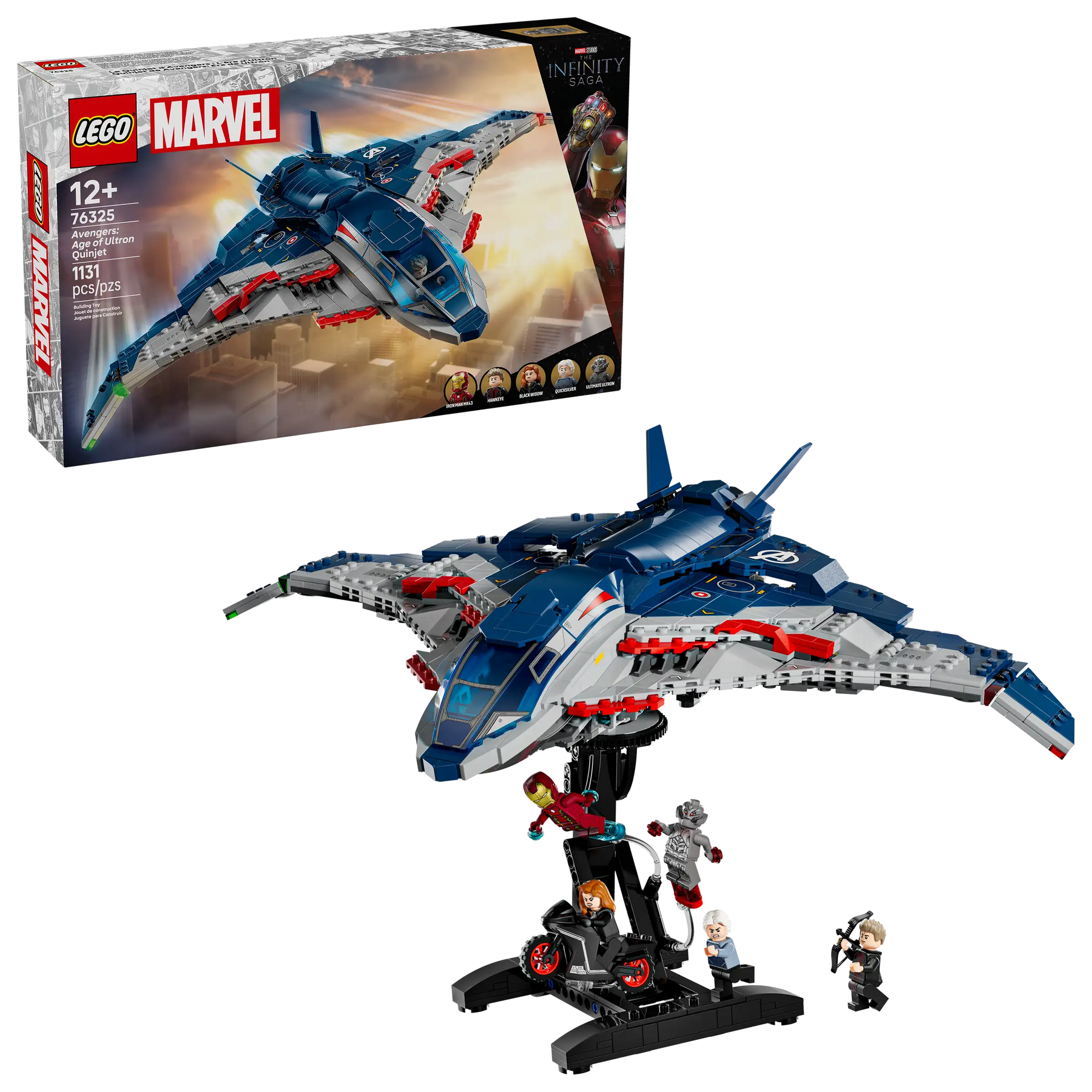 LEGO Marvel 76325 Avengers: Age of Ultron Quinjet