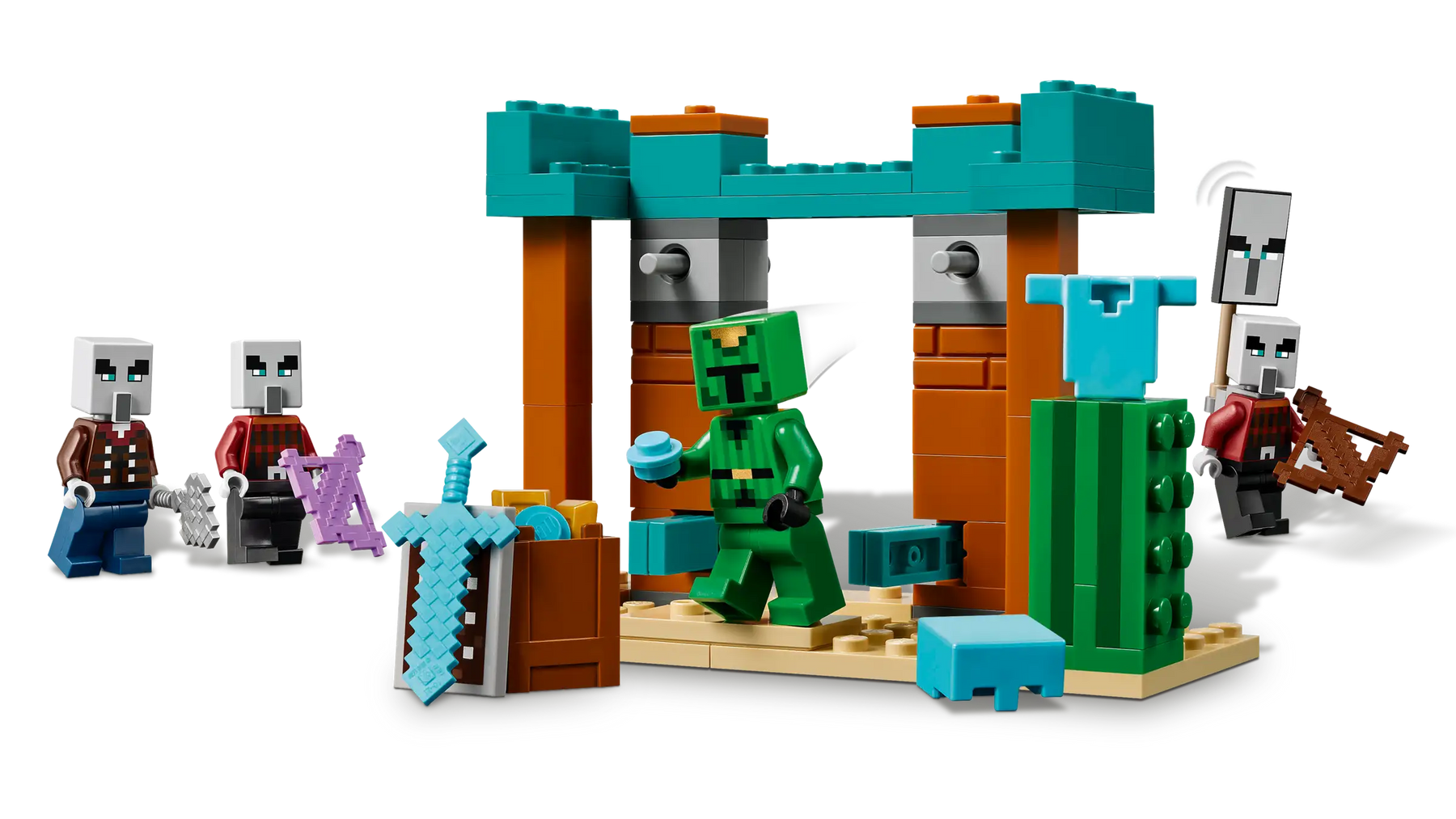 LEGO Minecraft 21267 Pahalaisten Aavikkopartio