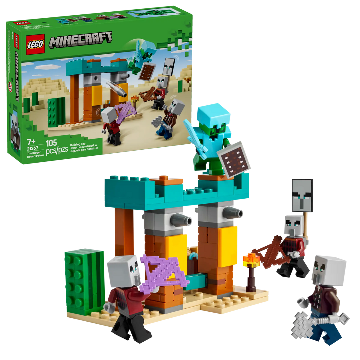 LEGO Minecraft 21267 Pahalaisten Aavikkopartio