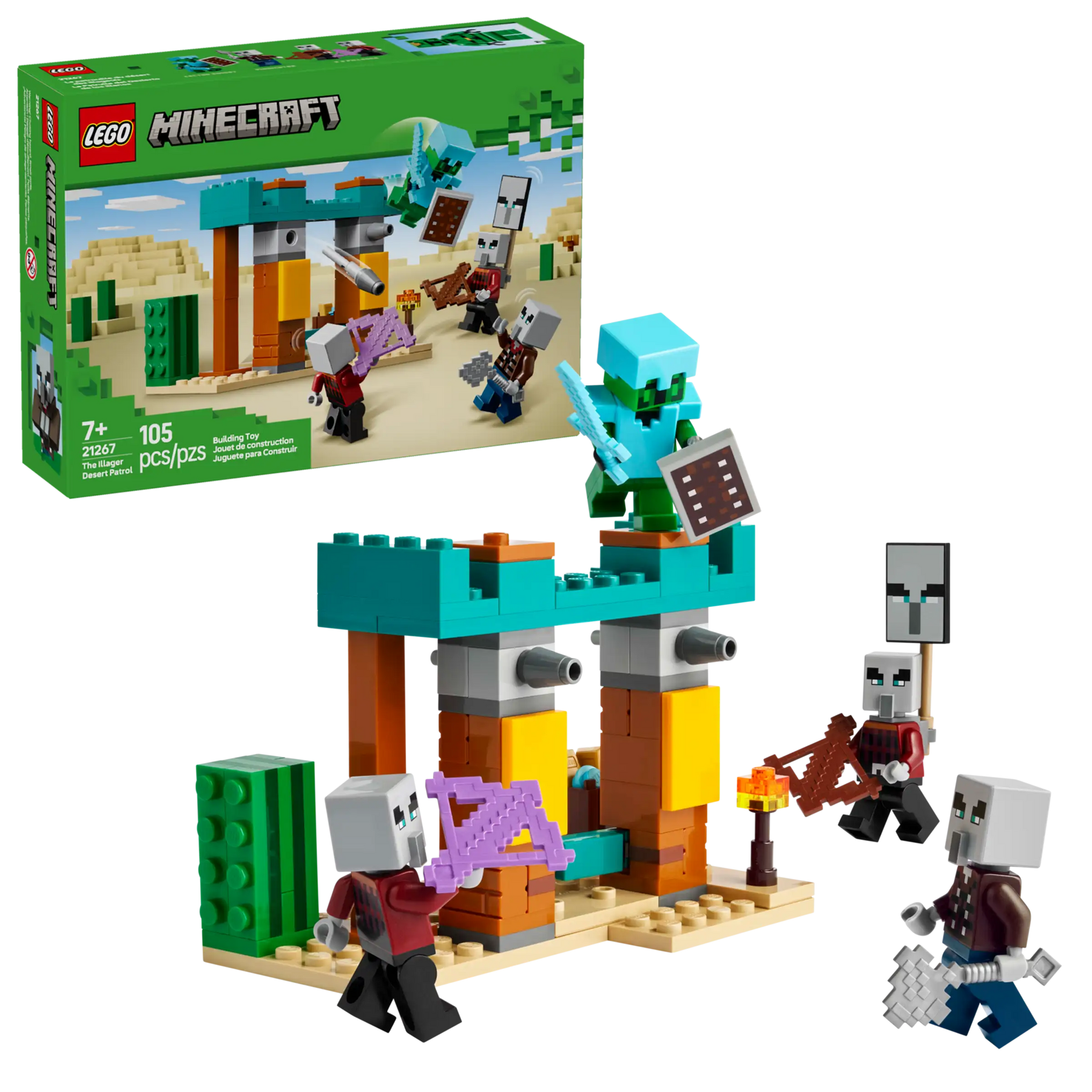 LEGO Minecraft 21267 Pahalaisten Aavikkopartio