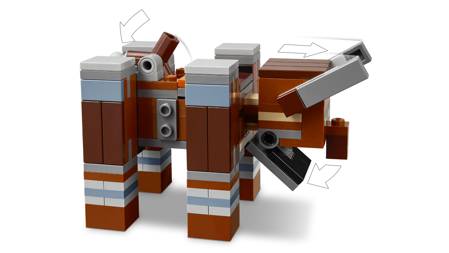 LEGO Minecraft 21278 Ryöstelijöiden Etuvartioasema ja Tuhokylvyri