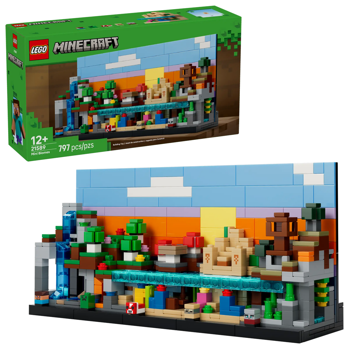 LEGO Minecraft 21589 Minibiomit
