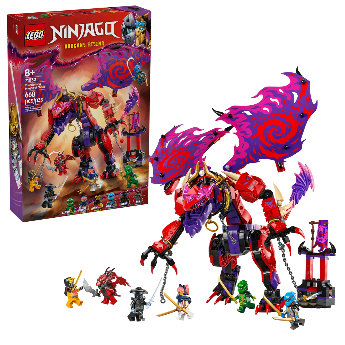 LEGO Ninjago 71832 Kaaoslohikäärme Thunderfang
