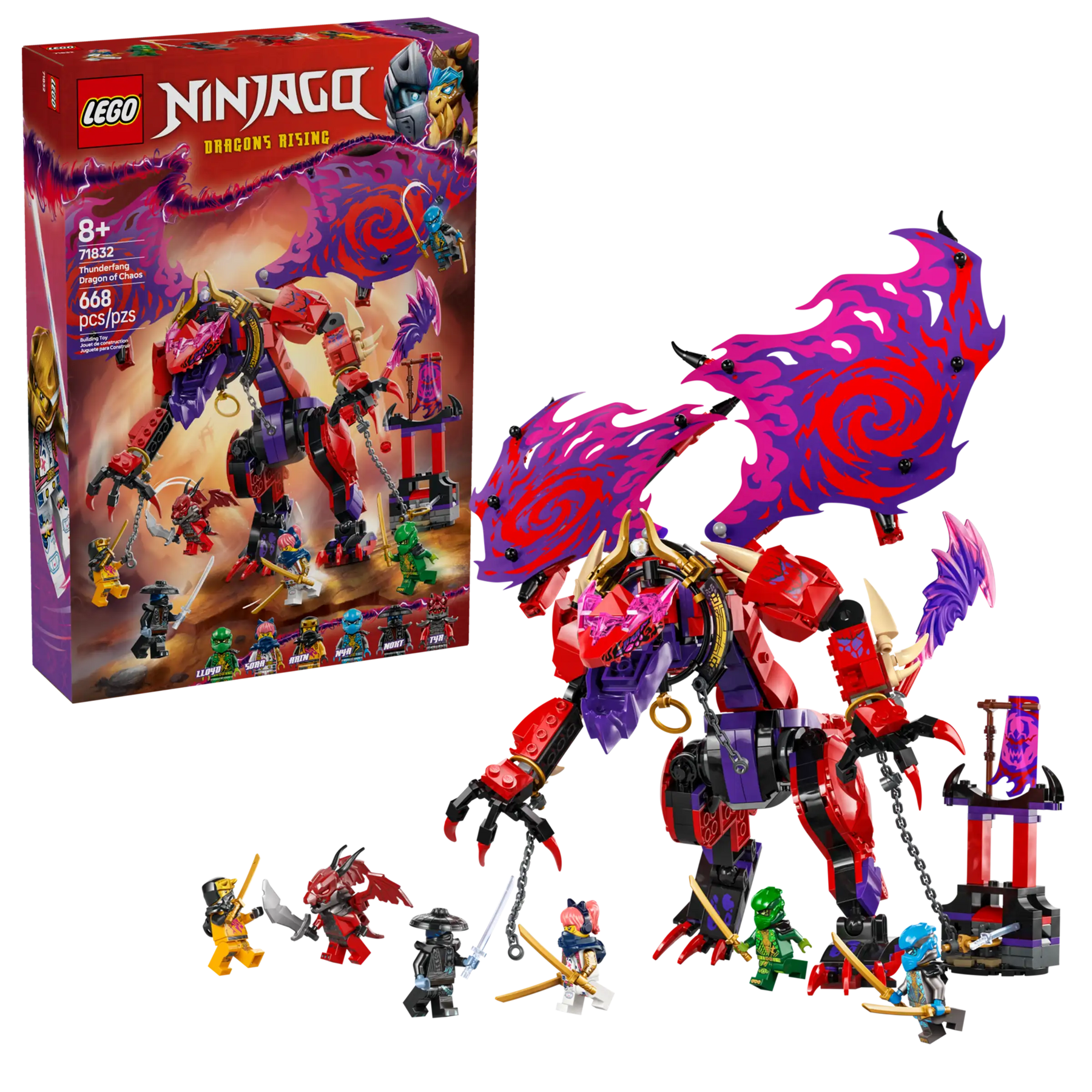 LEGO Ninjago 71832 Kaaoslohikäärme Thunderfang