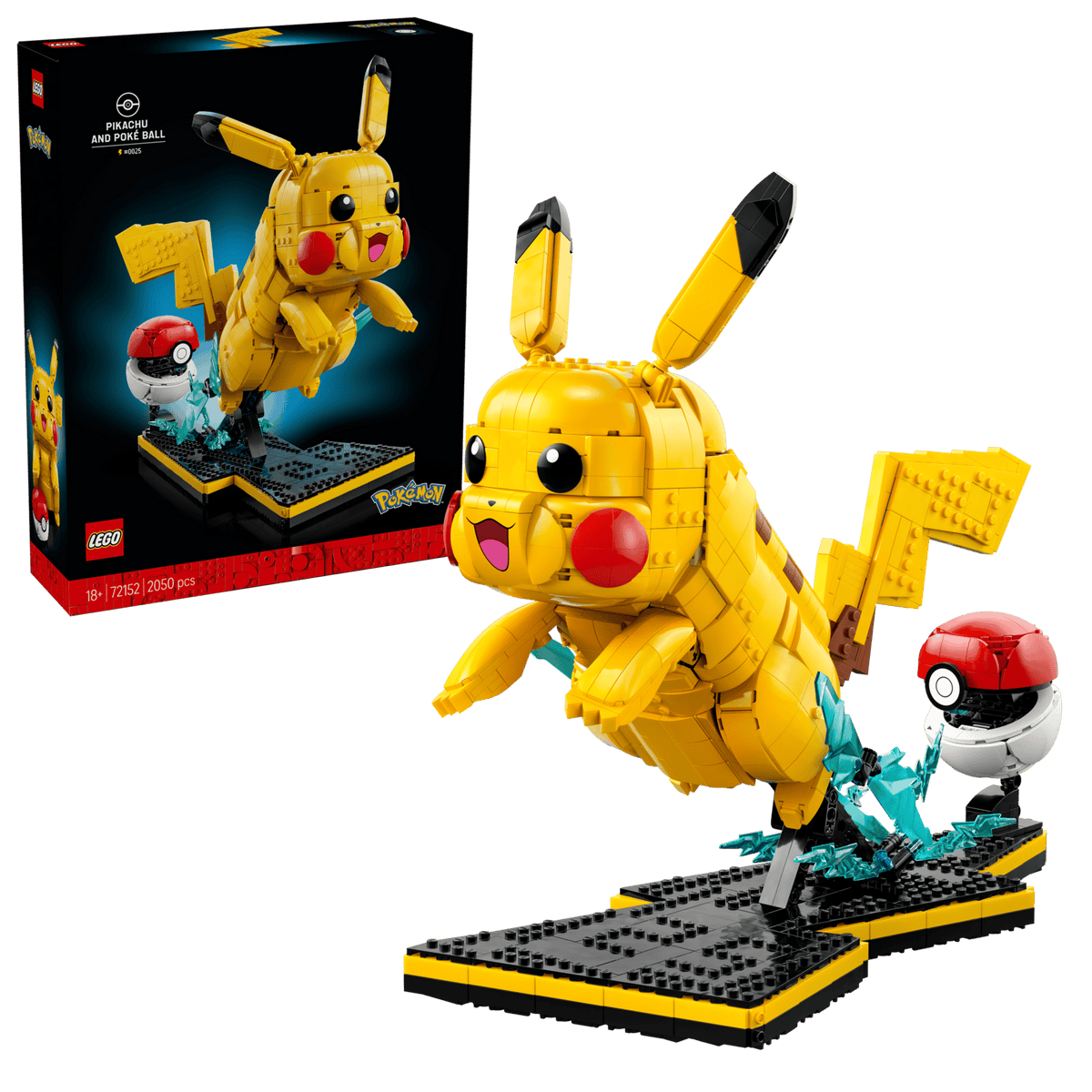 LEGO Pokemon 72152 Pikachu ja Poképallo