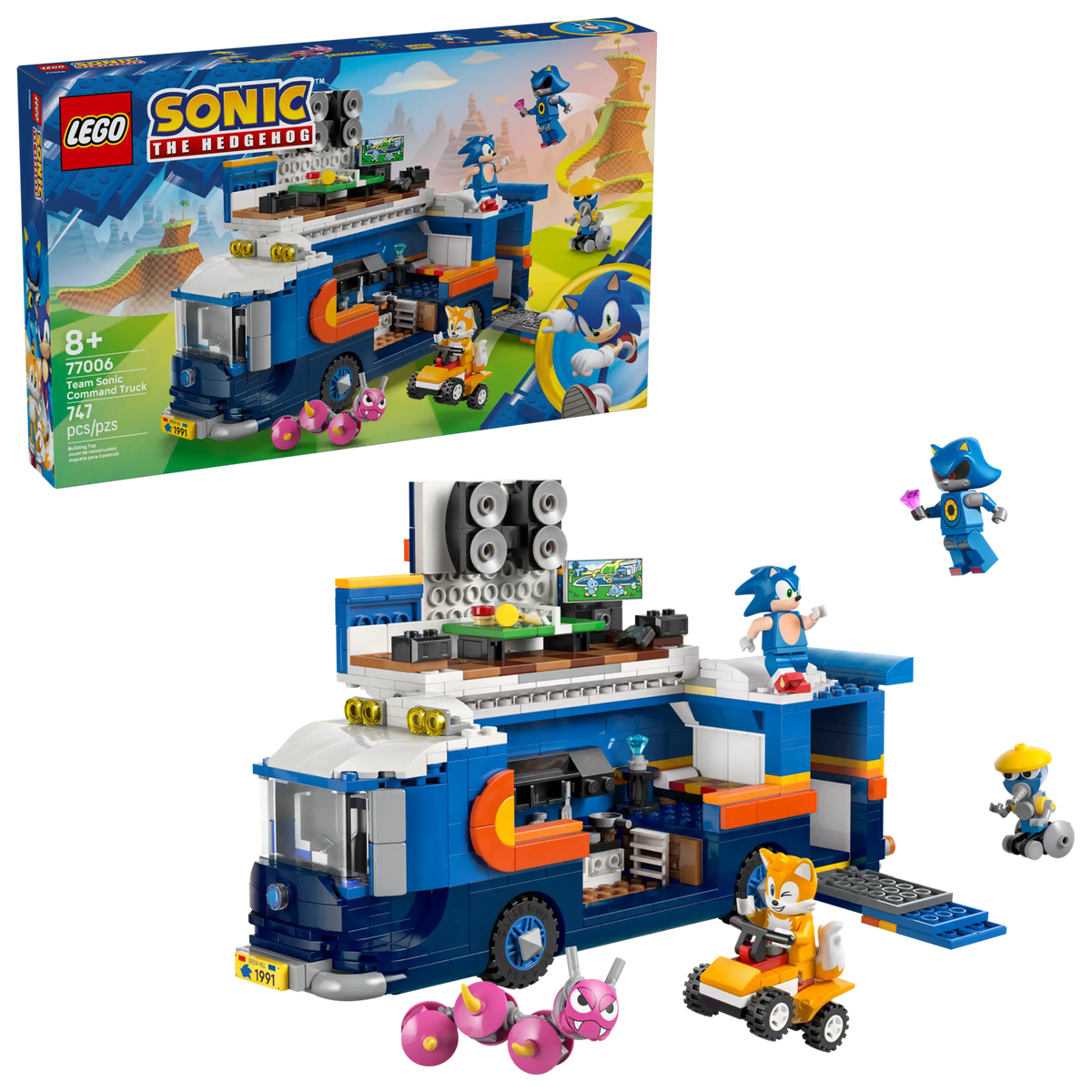 LEGO Sonic 77006 Sonic-Tiimin Liikkuva Komentokeskus