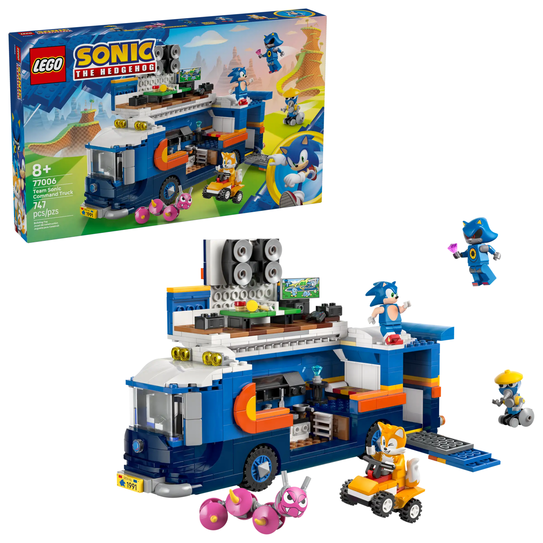 LEGO Sonic 77006 Sonic-Tiimin Liikkuva Komentokeskus