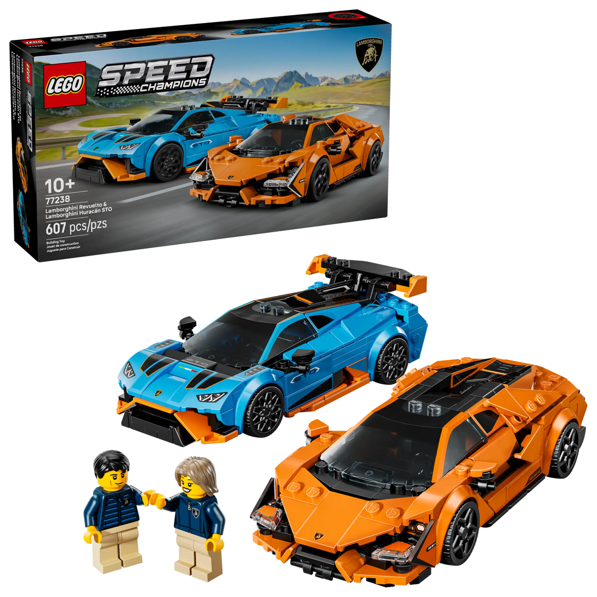 LEGO Speed Champions 77238 Lamborghini Revuelto & Huracán STO