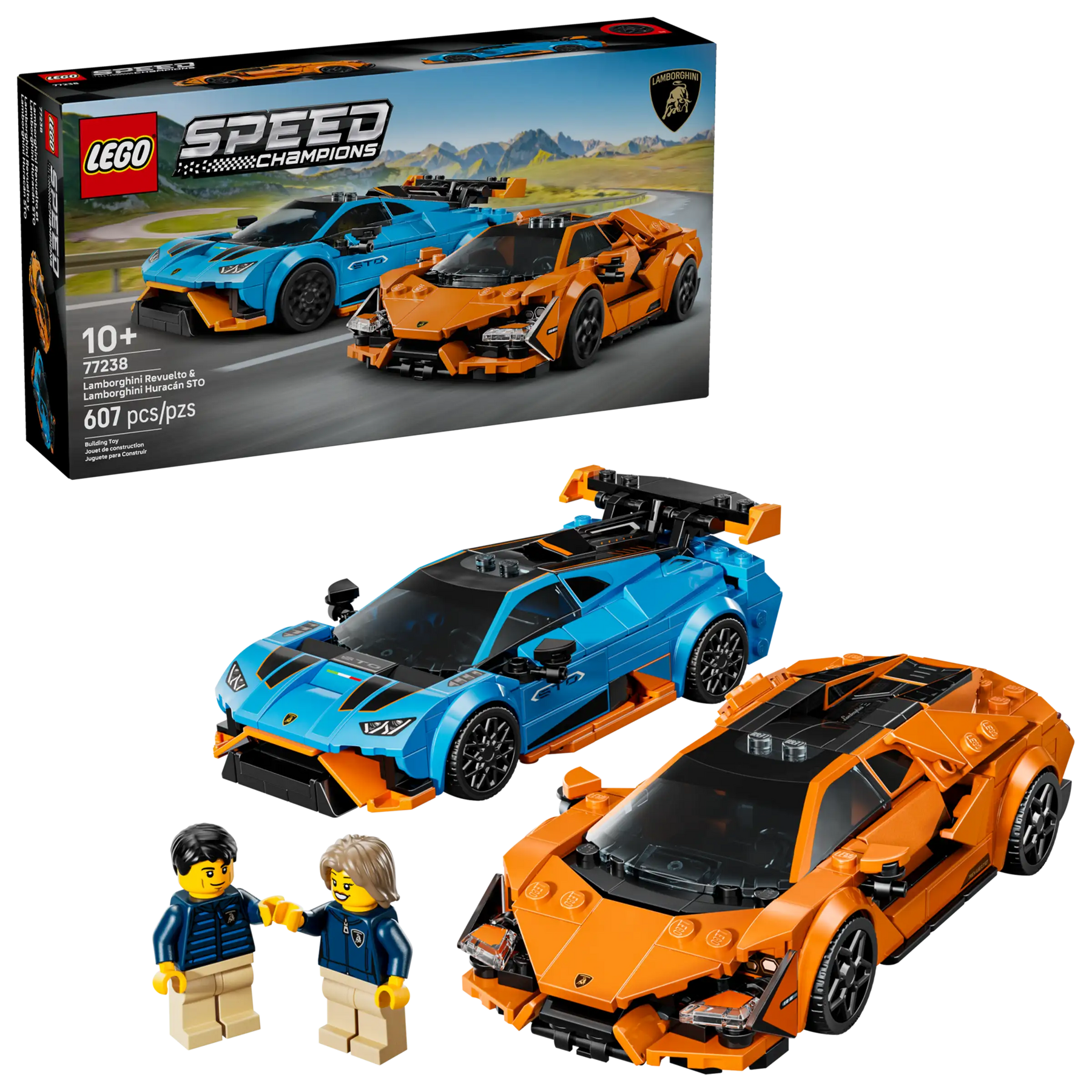 LEGO Speed Champions 77238 Lamborghini Revuelto & Huracán STO