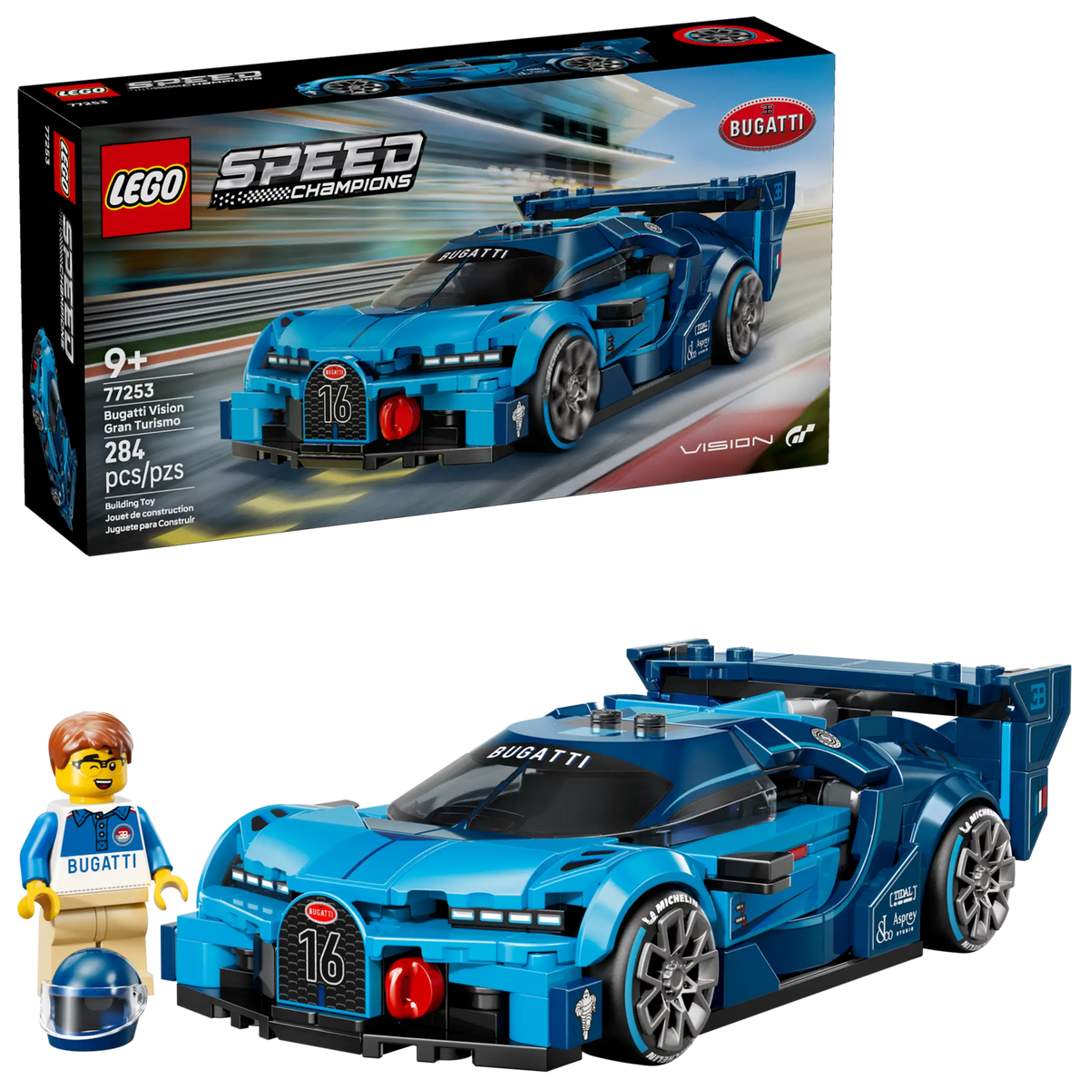 LEGO Speed Champions 77253 Bugatti Vision GT Hyperurheiluauto
