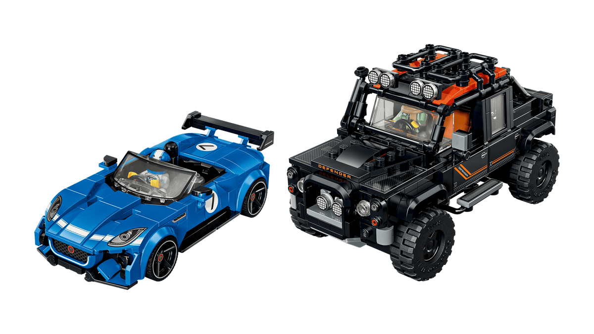 LEGO Speed Champions 77264 Jaguar Project 7 ja Land Rover Defender