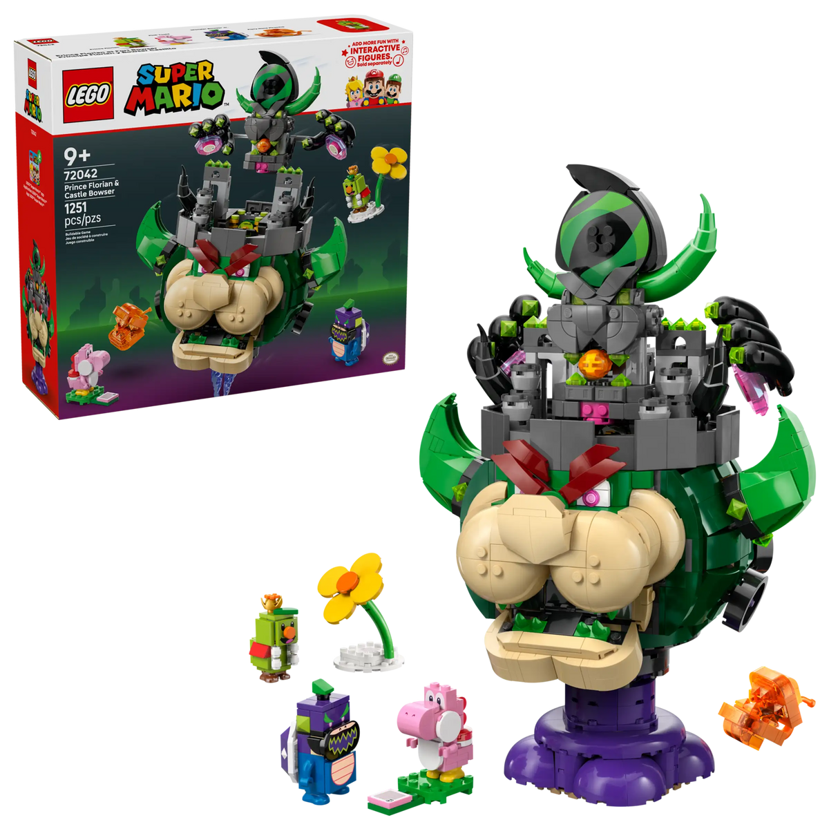 LEGO Super Mario 72042 Prince Florian ja Castle Bowser