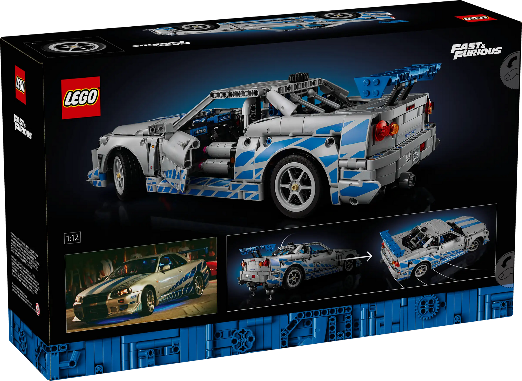 LEGO Technic 42210 2 Fast 2 Furious Nissan Skyline GT-R (R34) Auto