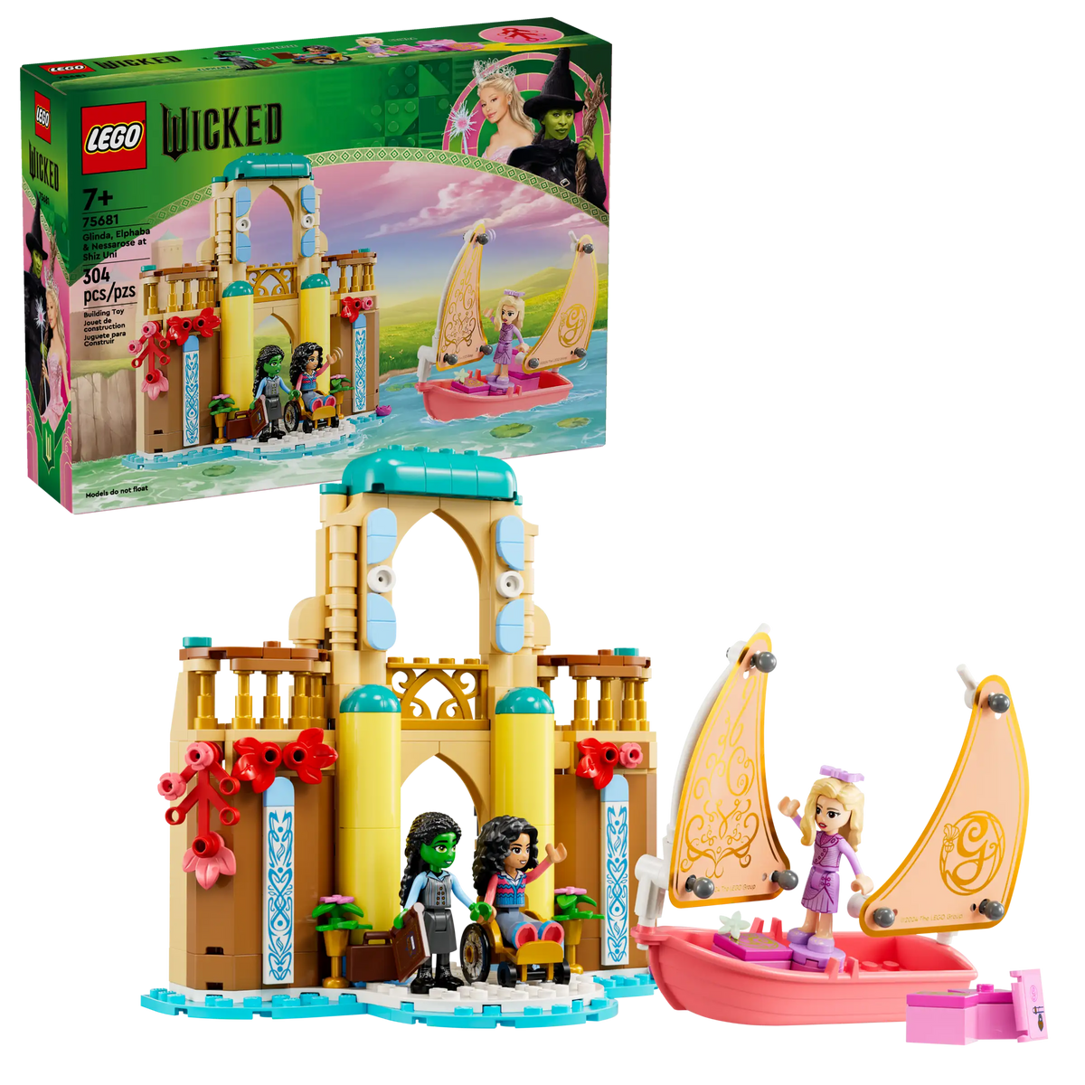 LEGO Wicked 75681 Glinda, Elphaba ja Nessarose Shizin Yliopistossa