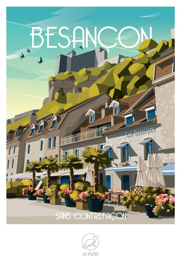 vLa Loutre 1000 Palan Palapeli BESANCON Sans Contrefaçon