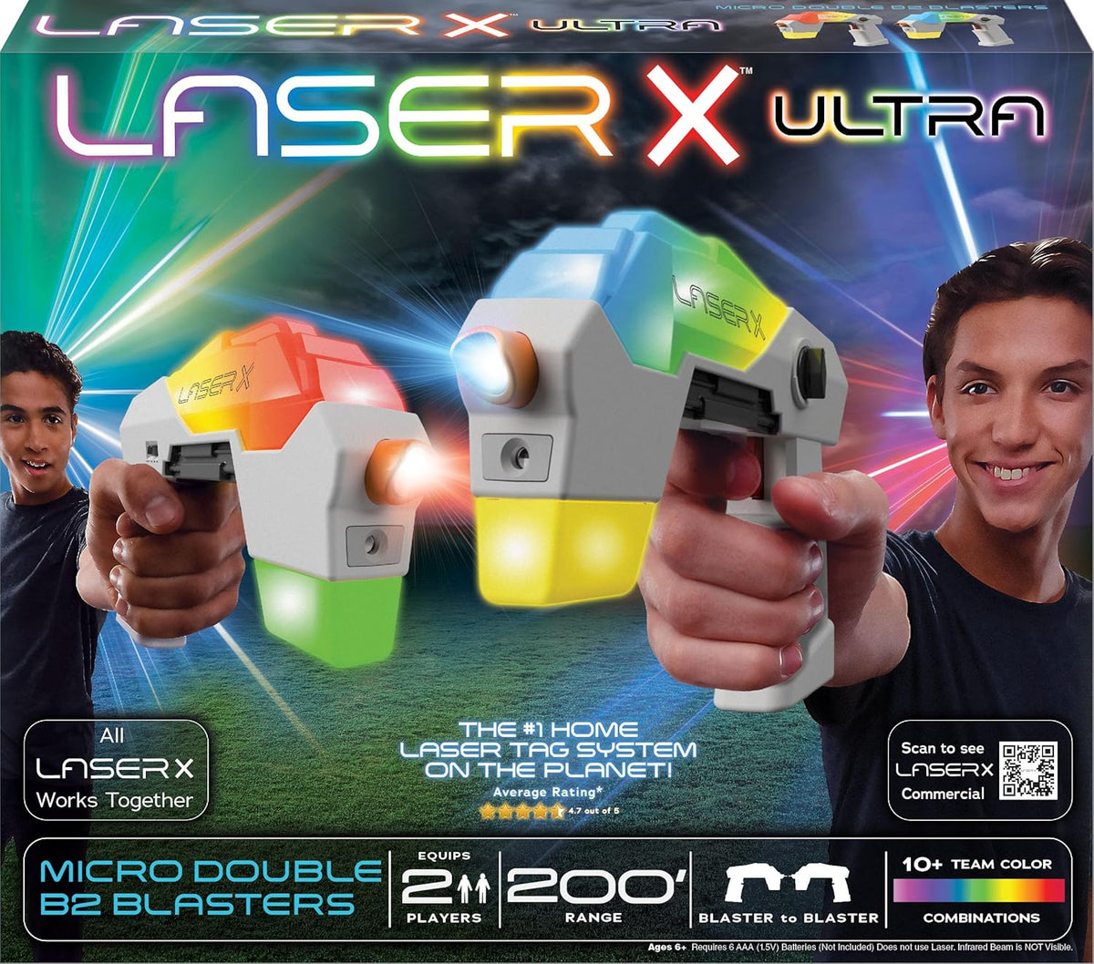 Laser X Ultra Micro Double Blaster to Blaster -Peli