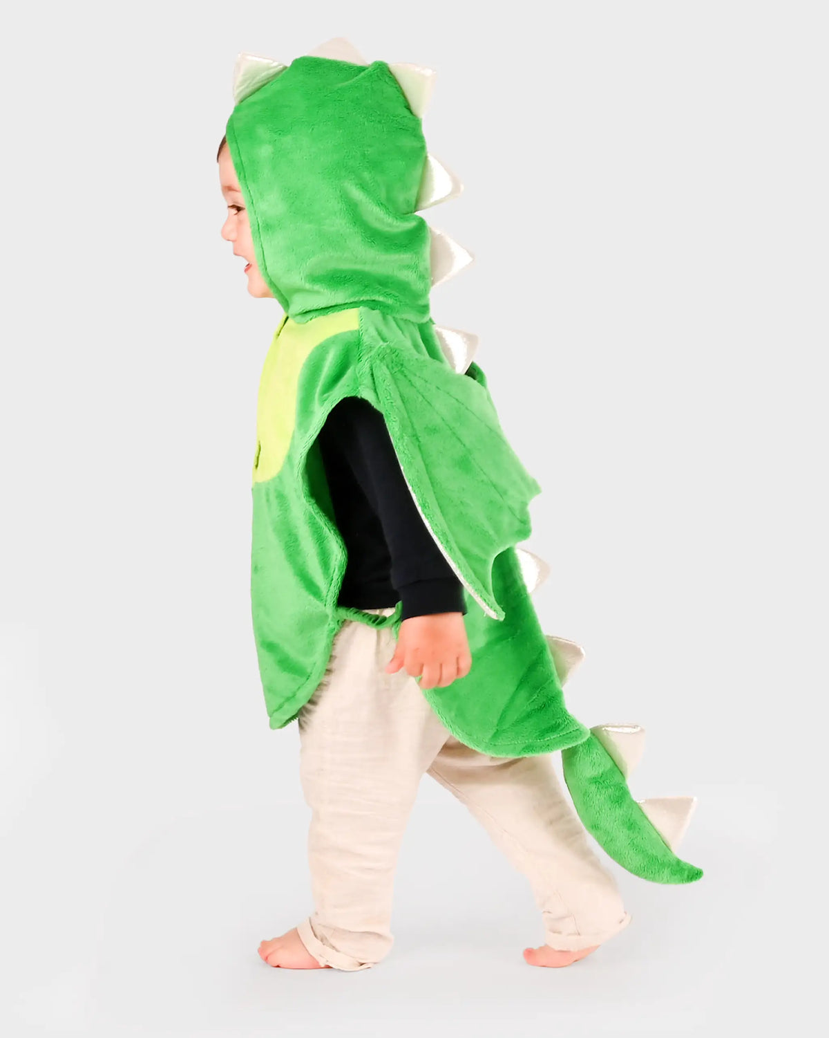 Lasten Naamiaisasu Lohikäärmeviitta Hopeisilla Yksityiskohdilla 86-110cm(1-4v)