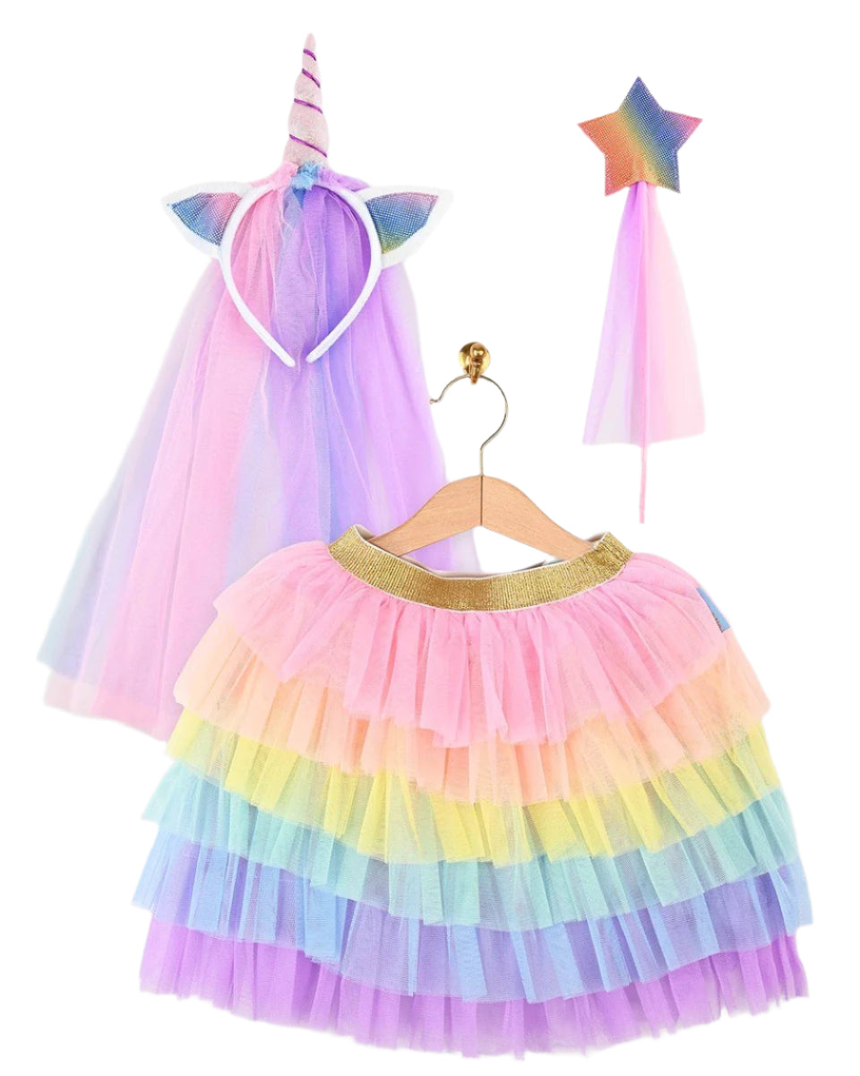 Lasten Tutu, Yksisarvispanta ja Taikasauva 116-128cm