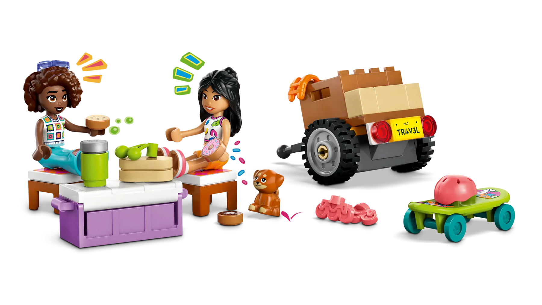 Lego Friends 42659 Ystävysten Hyvin Varusteltu Matka-auto