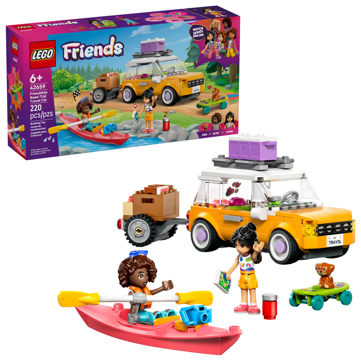 Lego Friends 42659 Ystävysten Hyvin Varusteltu Matka-auto