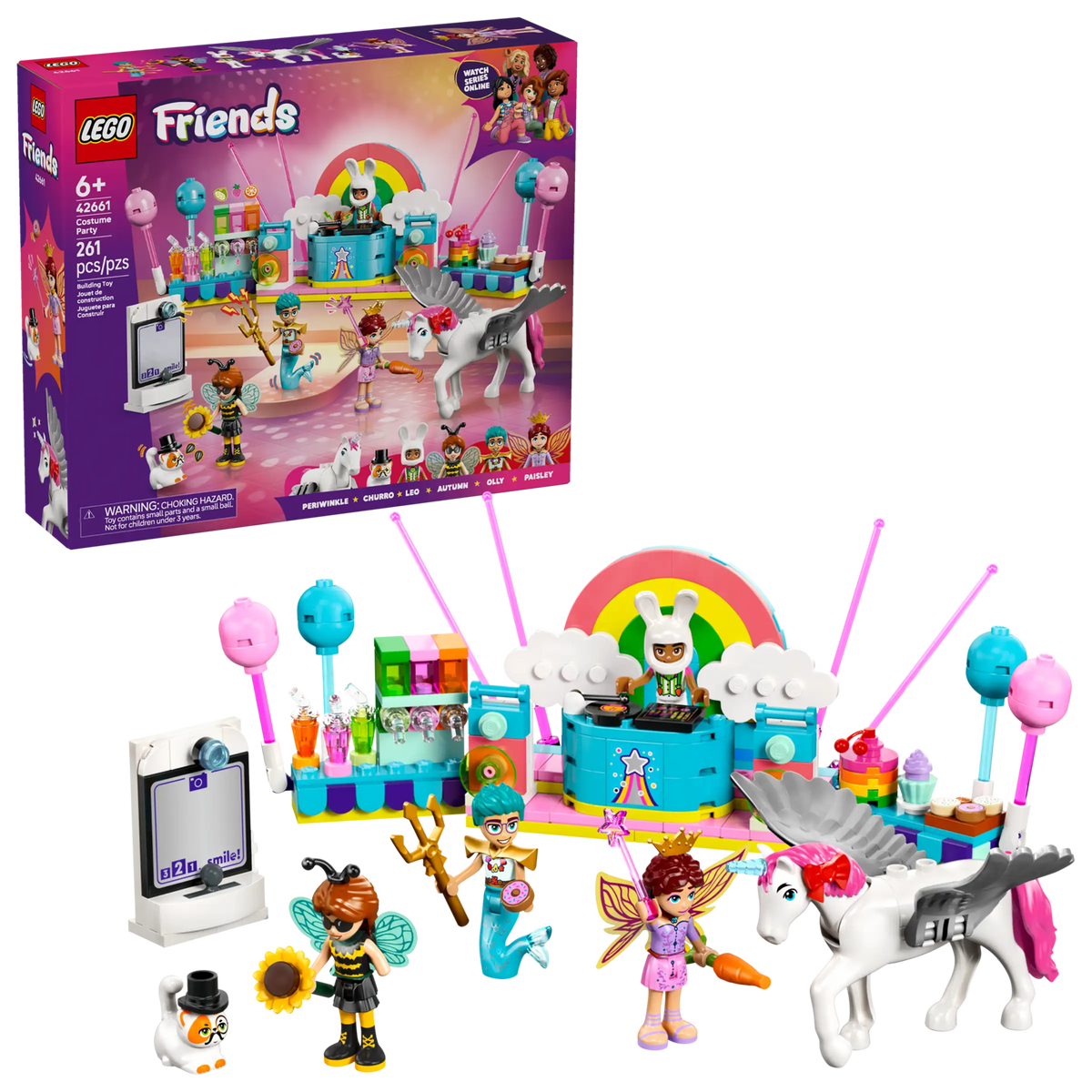 Lego Friends 42661 Yksisarvisen ja Keijun Naamiaisjuhlat
