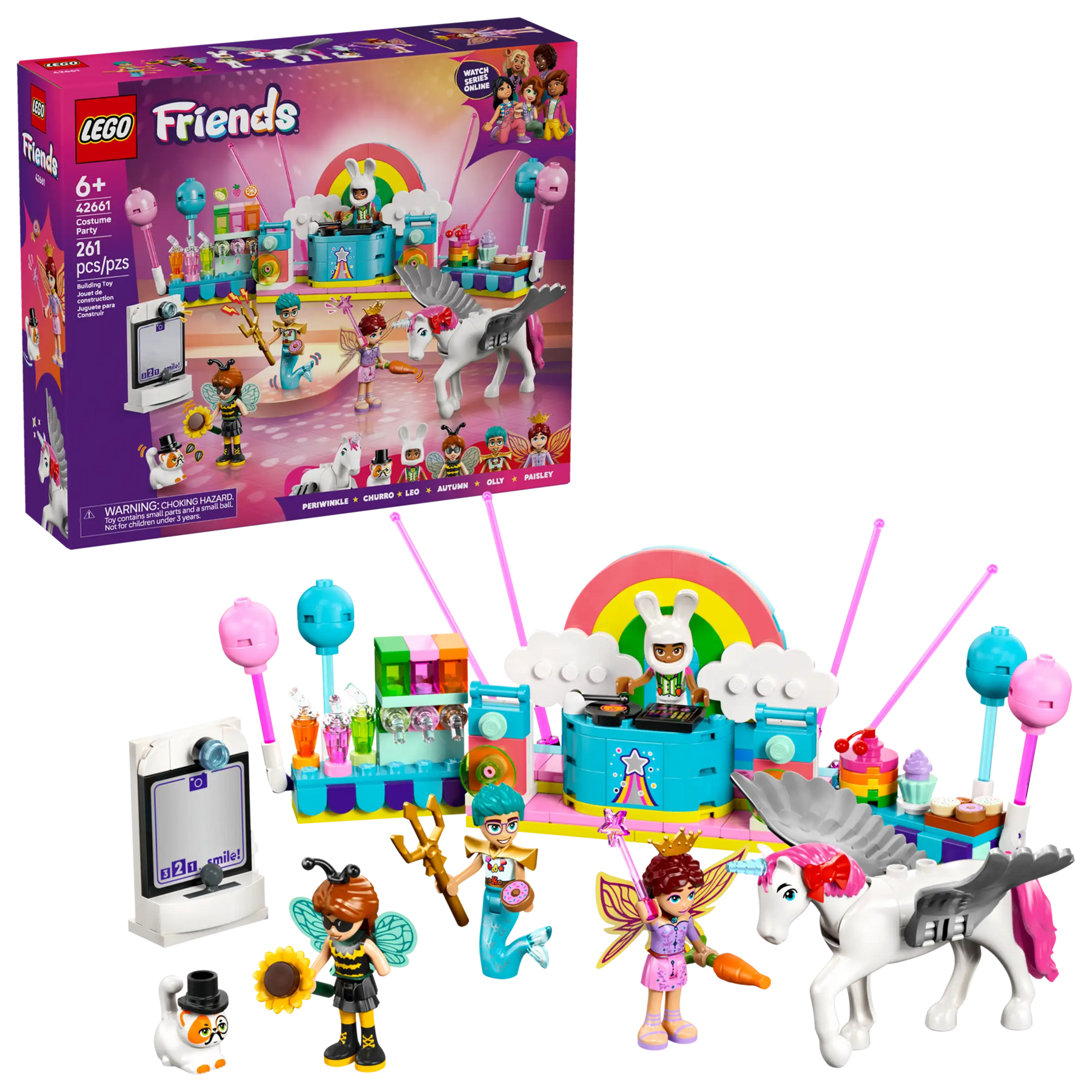 Lego Friends 42661 Yksisarvisen ja Keijun Naamiaisjuhlat