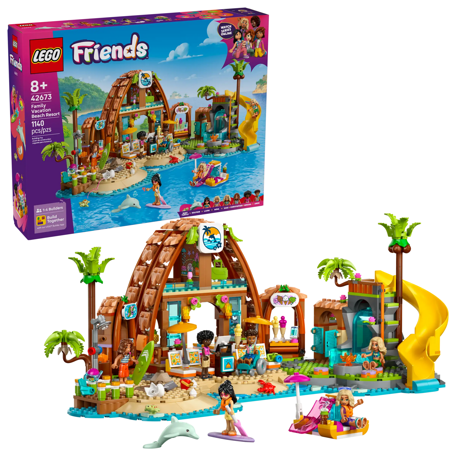 Lego Friends 42673 Koko Perheen Lomakohde Meren Rannalla