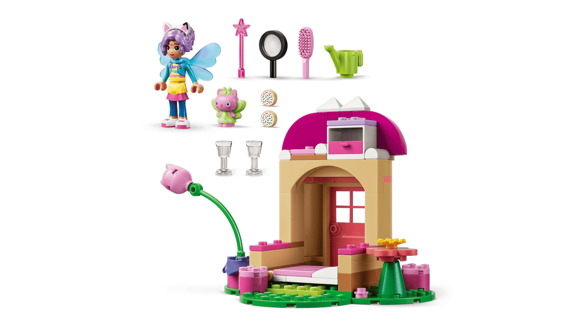 Lego Gabbys Dollhouse 11212 Kisukeijun Puutarhamökki