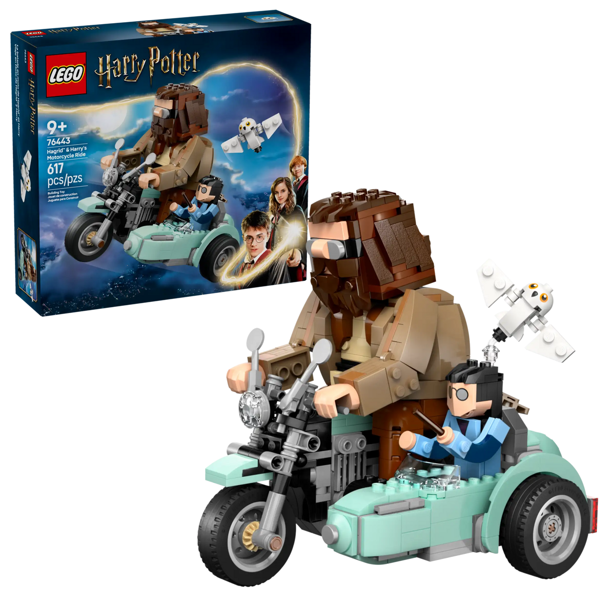 Lego Harry Potter 76443 Hagrid™ ja Harry moottoripyöräajelulla