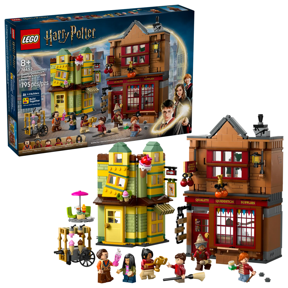 Lego Harry Potter 76452 Hienoja Huispausvarusteita ja Jäätelöbaari