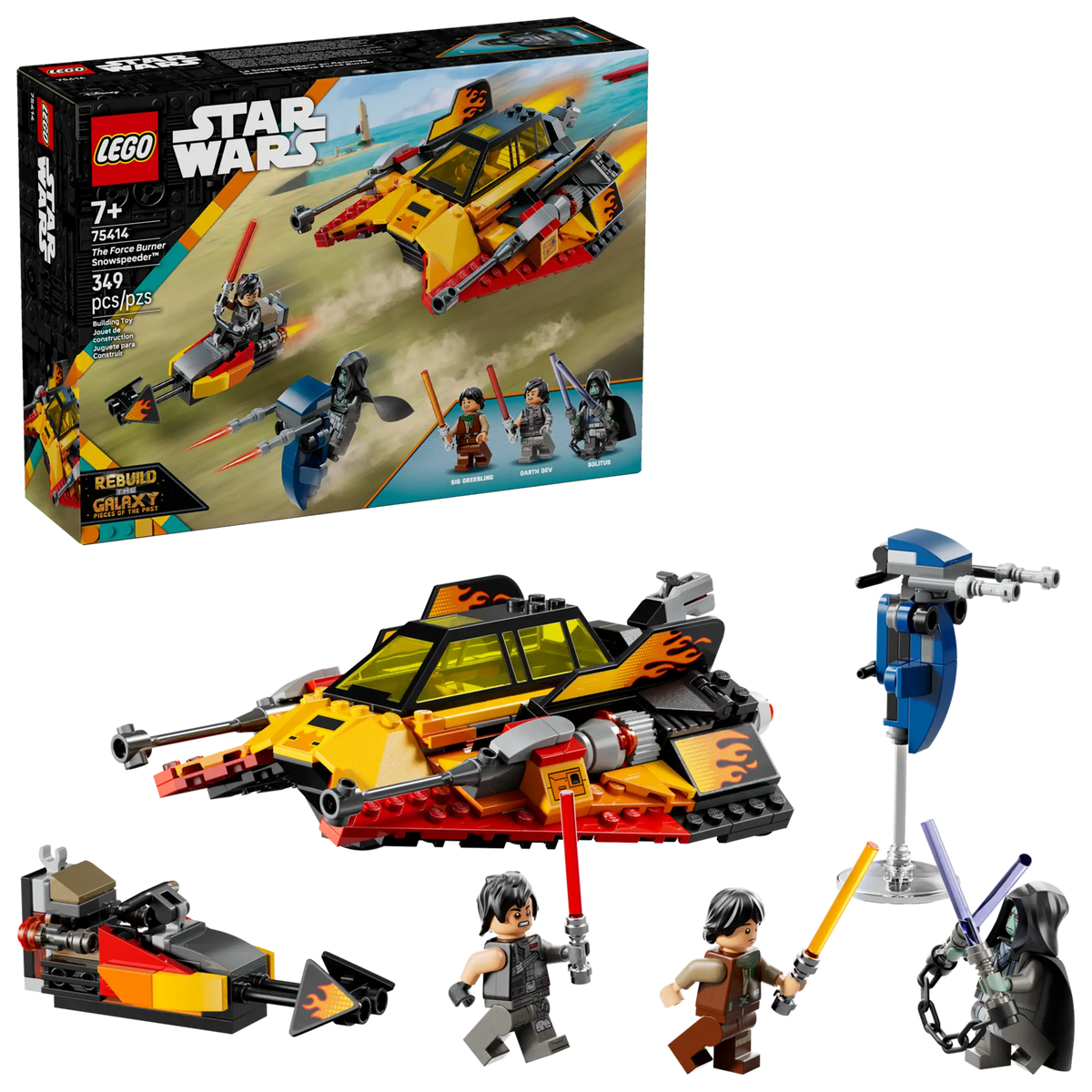 Lego Star Wars 75414 Force Burner Lumikiituri