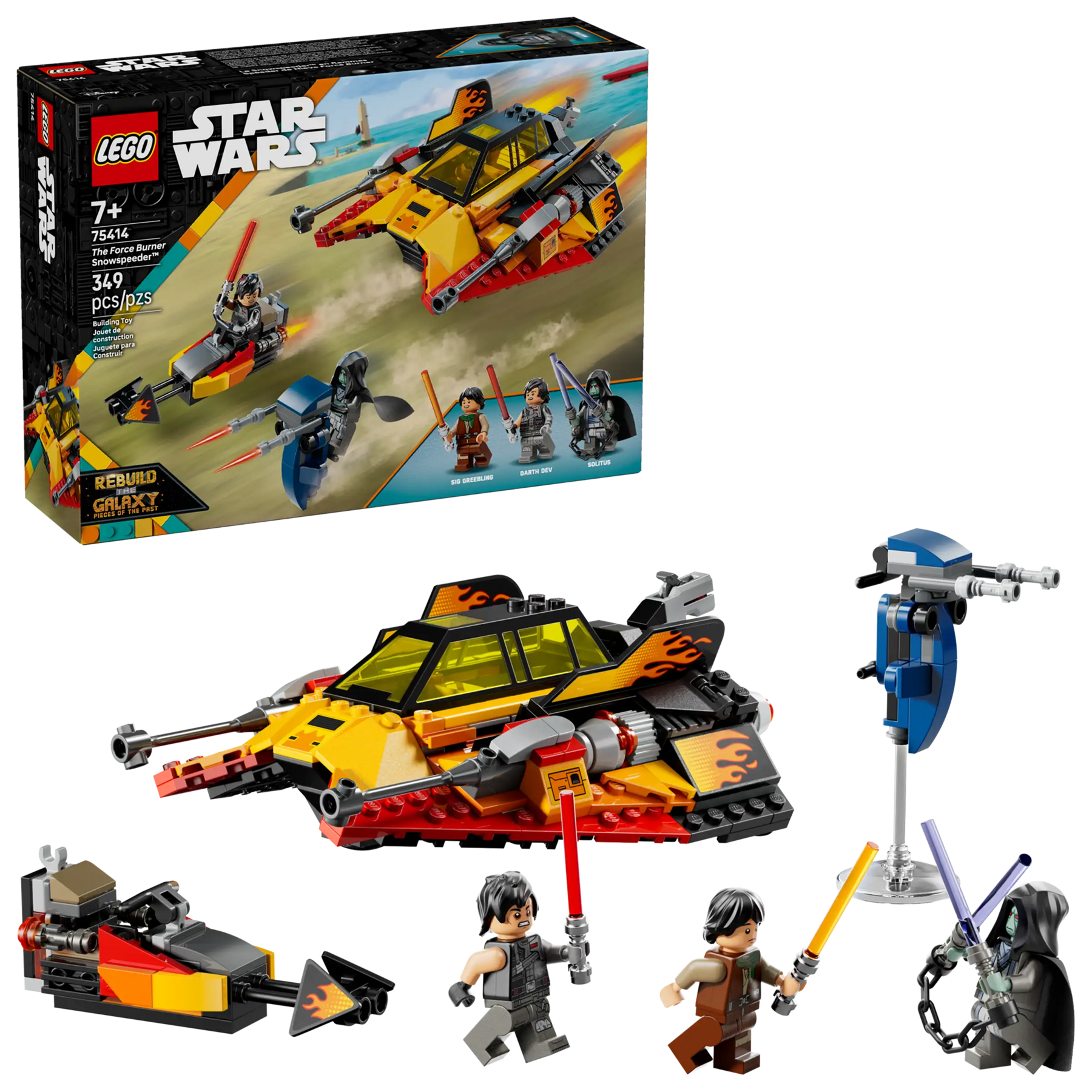 Lego Star Wars 75414 Force Burner Lumikiituri
