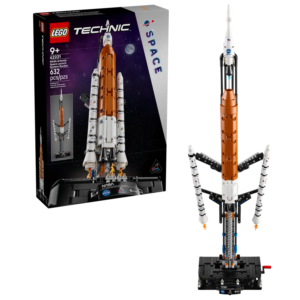 Lego Technic 42221 NASA Artemis Laukaisujärjestelmän Avaruusraketti