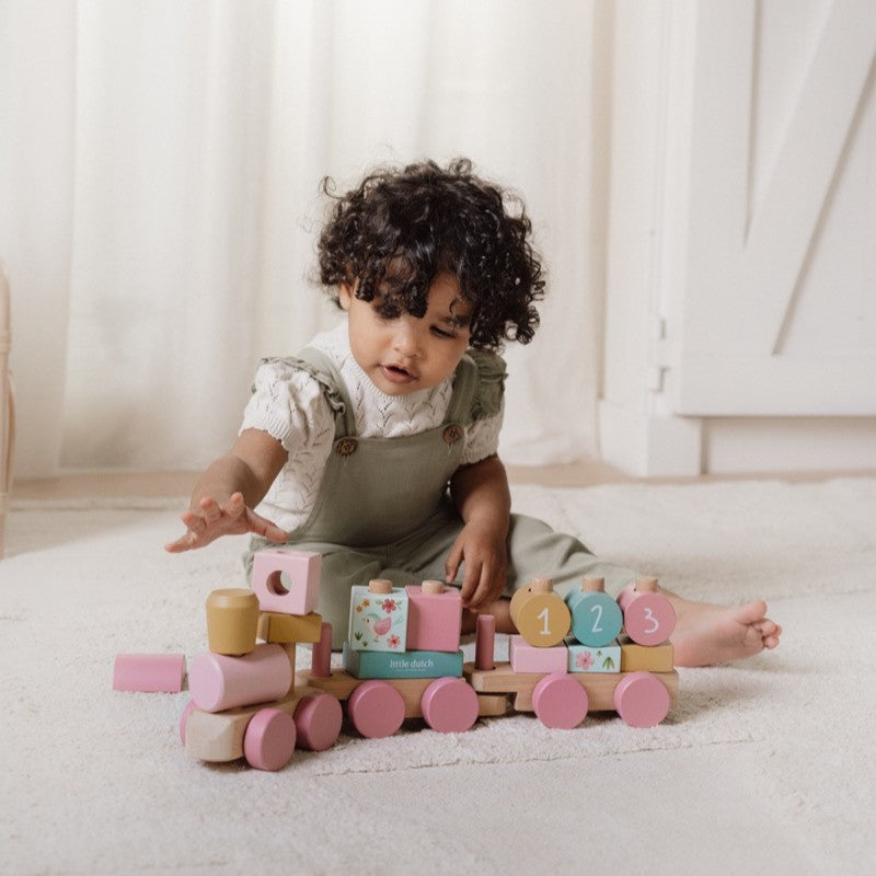 Little Dutch Fairy Garden Pinottava Palikkajuna Vaaleanpunainen