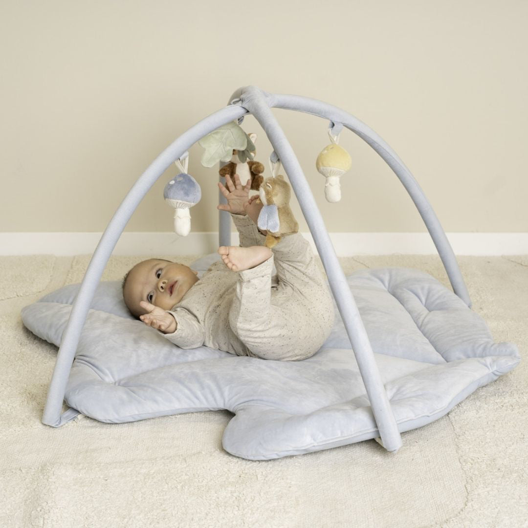 Little Dutch Forest Friends Leikkimatto Kaarilla Sininen