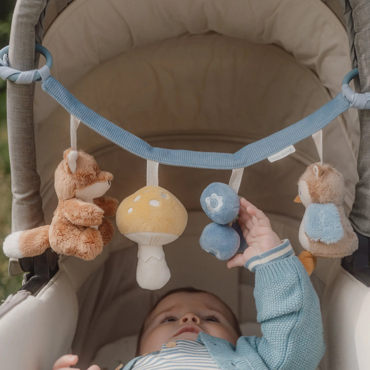 Little Dutch Forest Friends Vaunuhelistin Sininen