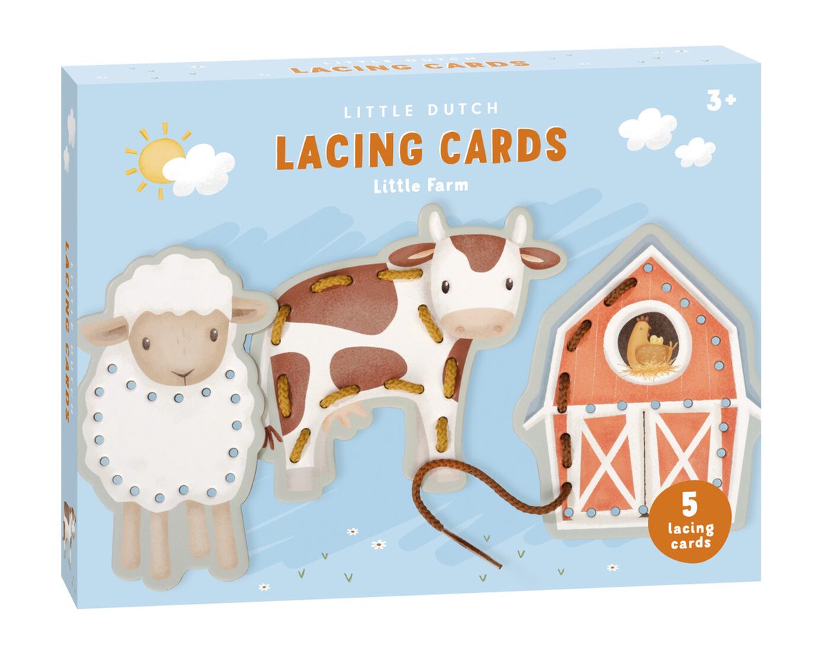 Little Dutch Little Farm Ompelukuvat/Pujotettavat Kortit